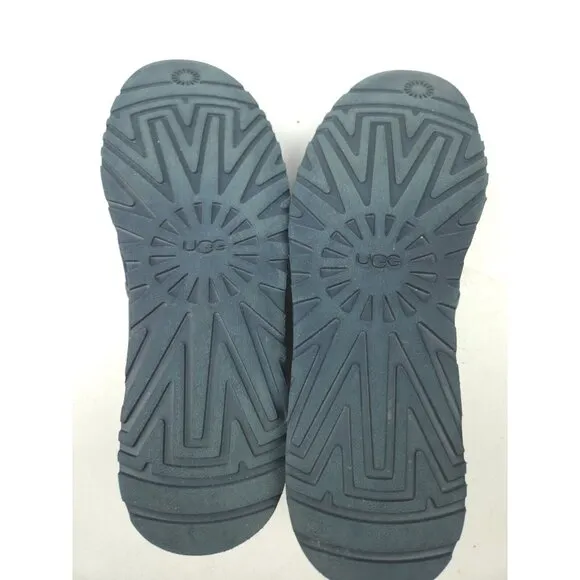 UGG Shoes Mens Size US 11 Kenton Suede Slipper Sheepskin Suede Shearling Blue