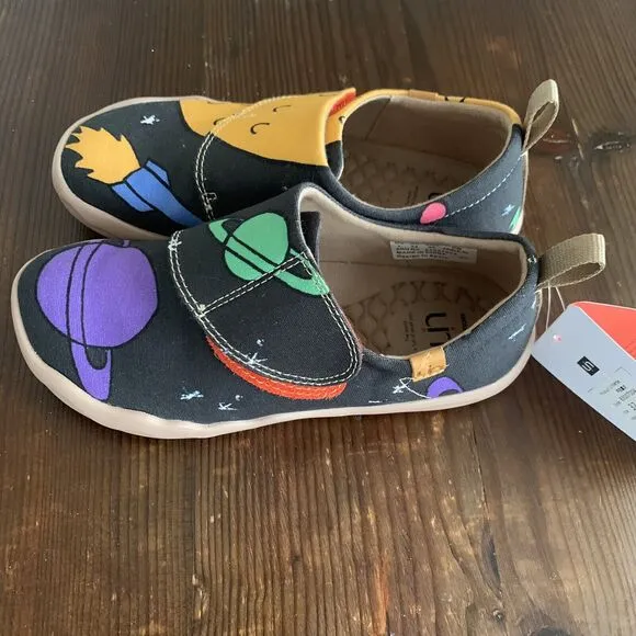 UIN‎ Canvas Space Shoes Loafers 1 US 32 EUR Universe Saturn U in Story School