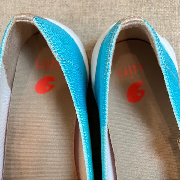 UIN Edgar Degas V1 Menorca Ballet Dancers Slip on Knit Ballet Flats size 8