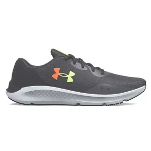 Under Armour 3024878 100 Men Charged Pursuit 3‎ BLACK/GREY/GREEN Shoes 10.5