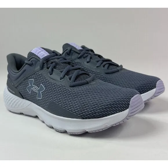 Under Armour Charged Escape 4 NM Womens 9 Gray Running Shoes 3028235-103