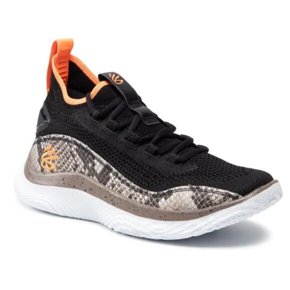 Under Armour Curry 8 SNK GS 'Strike &amp; Flow' 3024430-005 size 6 Youth / 7.5 Women