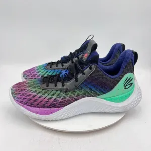 Under Armour Curry Flow 10 Men Size 16 Northern Light Purple Low Basketball Shoe