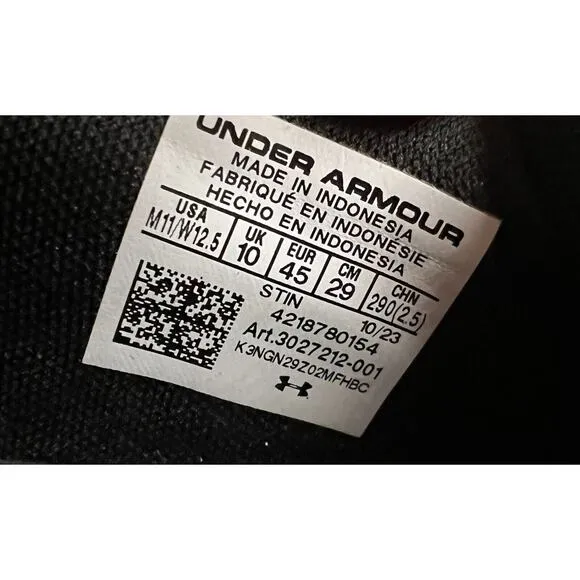 Under Armour Fat Tire Venture Pro Shoes 3027212-001 Men Size 11