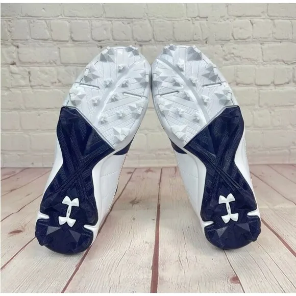 Under Armour Harper 7 Mid USA Baseball Shoes Youth Size 5Y (3025599-400)