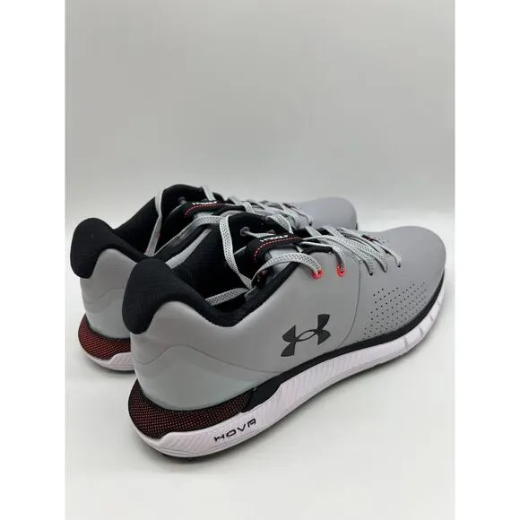 Under Armour HOVR Fade 2 Spikeless Golf Shoes Gray Black Red Men Size 10