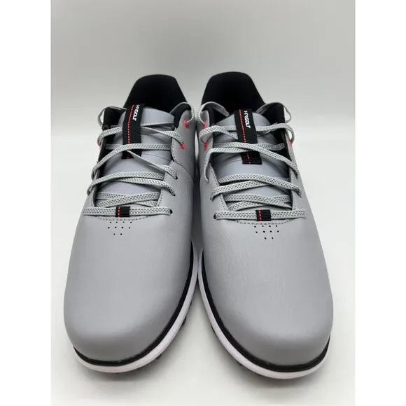 Under Armour HOVR Fade 2 Spikeless Golf Shoes Gray Black Red Men Size 10