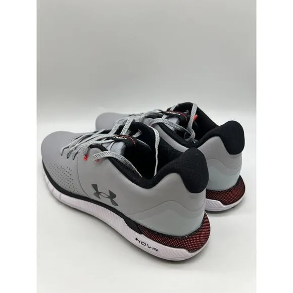 Under Armour HOVR Fade 2 Spikeless Golf Shoes Gray Black Red Men Size 10