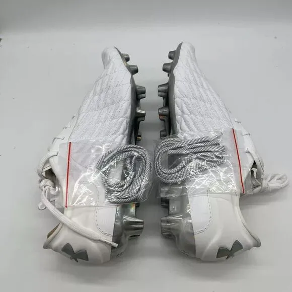 Under Armour Magnetico Elite‎ 3 FG Soccer Cleats White 3026740-101 Men's 12.5