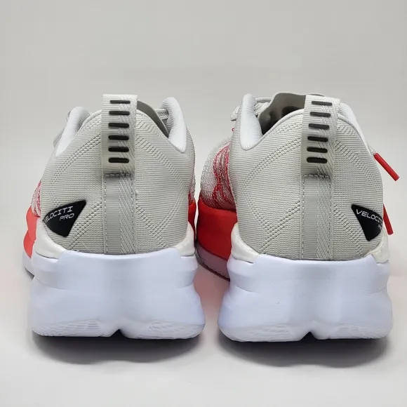 Under Armour Velociti Pro UA Grey Red White Men Sz 10.5 Shoes 3027560-301 New