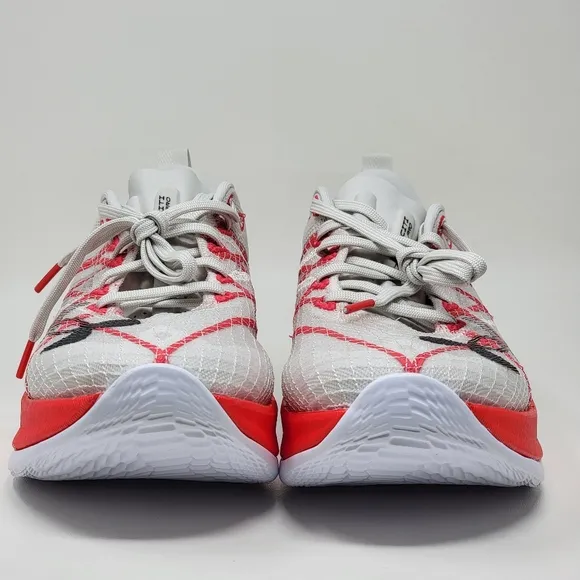 Under Armour Velociti Pro UA Grey Red White Men Sz 10.5 Shoes 3027560-301 New