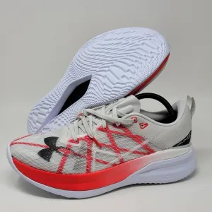 Under Armour Velociti Pro UA Grey Red White Men Sz 10.5 Shoes 3027560-301 New
