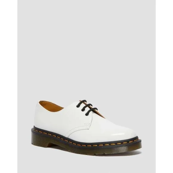 Urban Outfitters x Dr. Martens 1461 Patent Leather Oxfords White Patent Sz 6