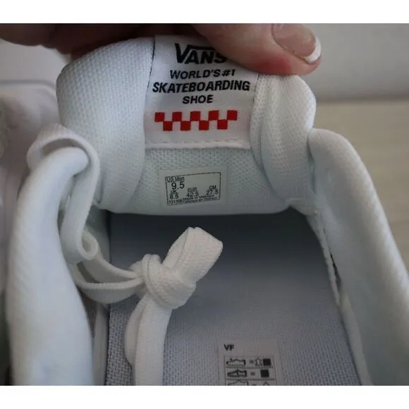 Vans 721356 Men 9.5 Women 11 White EVDNT UltimateWaffle Skateboarding Shoes