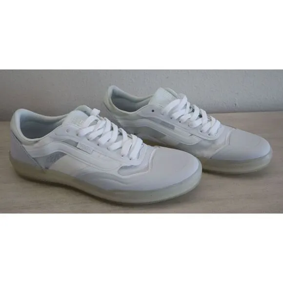 Vans 721356 Men 9.5 Women 11 White EVDNT UltimateWaffle Skateboarding Shoes