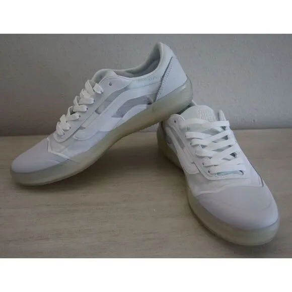 Vans 721356 Men 9.5 Women 11 White EVDNT UltimateWaffle Skateboarding Shoes