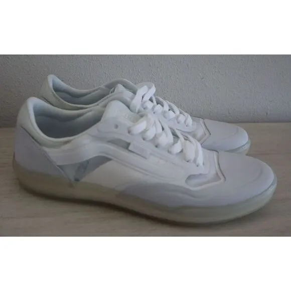Vans 721356 Men 9.5 Women 11 White EVDNT UltimateWaffle Skateboarding Shoes