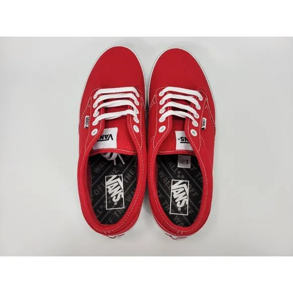 Vans Atwood Checker Sidewall Shoes Sneakers Men 10.5 Red White Black VN0A5HTRRED