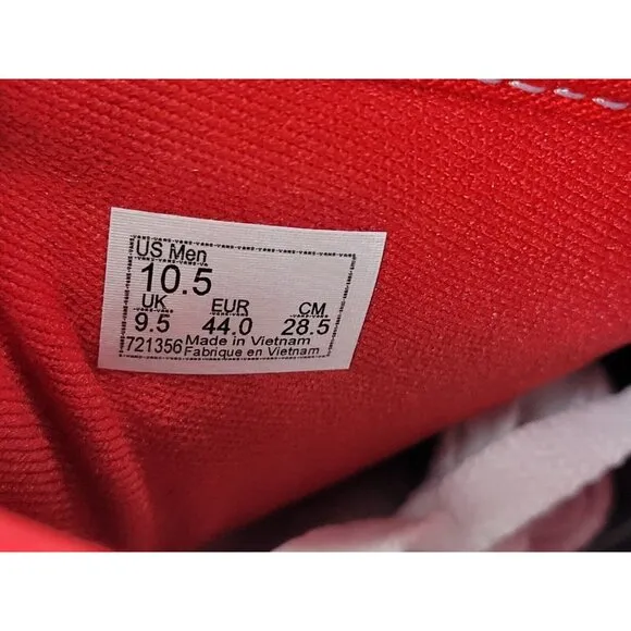 Vans Atwood Checker Sidewall Shoes Sneakers Men 10.5 Red White Black VN0A5HTRRED