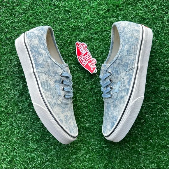 Vans Authentic Denim Destroy Winter Sky Marshmallow