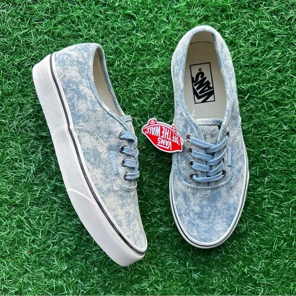 Vans Authentic Denim Destroy Winter Sky Marshmallow
