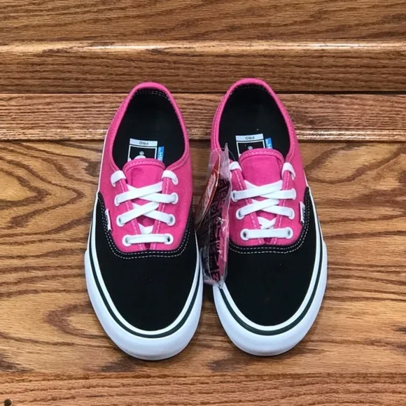 Vans Authentic Pro Black Magenta Shoes