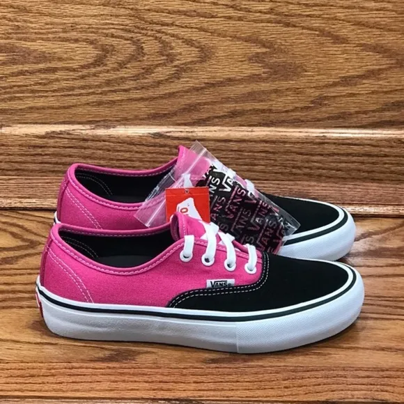 Vans Authentic Pro Black Magenta Shoes