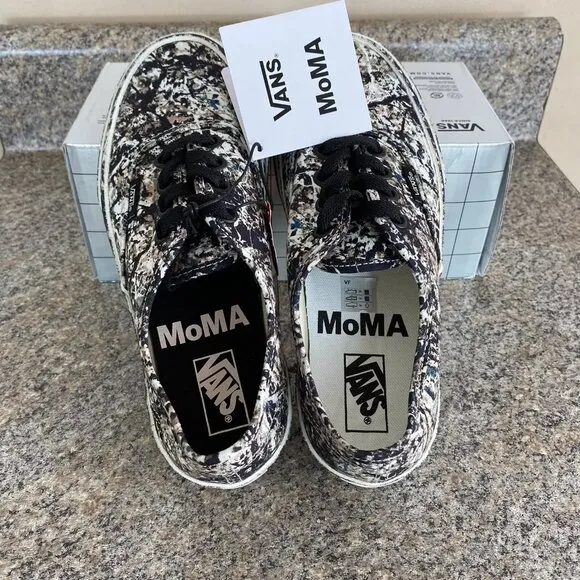Vans Authenticate x MoMA Jackson Pollock Modern Art Shoes Camo Men 4.5 / Women 6