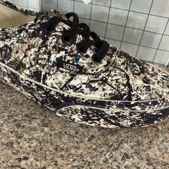 Vans Authenticate x MoMA Jackson Pollock Modern Art Shoes Camo Men 4.5 / Women 6
