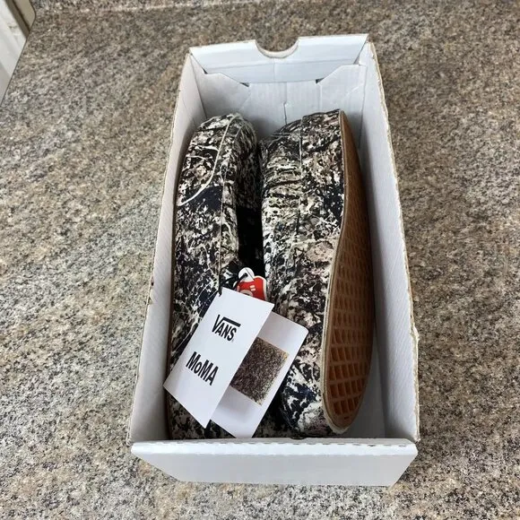 Vans Authenticate x MoMA Jackson Pollock Modern Art Shoes Camo Men 4.5 / Women 6