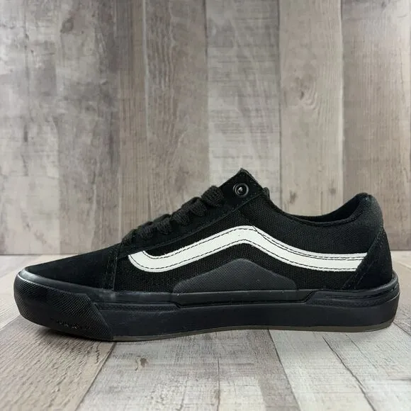 Vans BMX Old Skool Big Kids Boys Size 5 Skate Shoes Skateboarding Sneakers Black