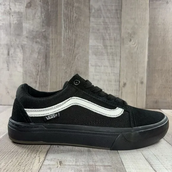 Vans BMX Old Skool Big Kids Boys Size 5 Skate Shoes Skateboarding Sneakers Black