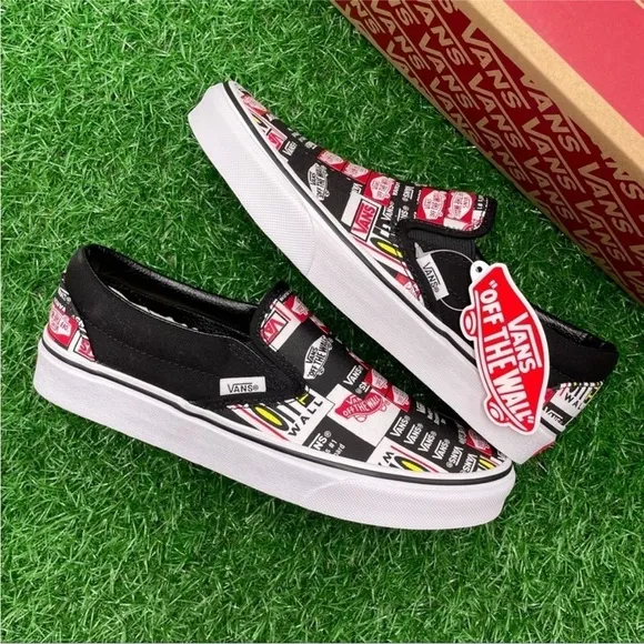 Vans Classic Slip On Label Mix