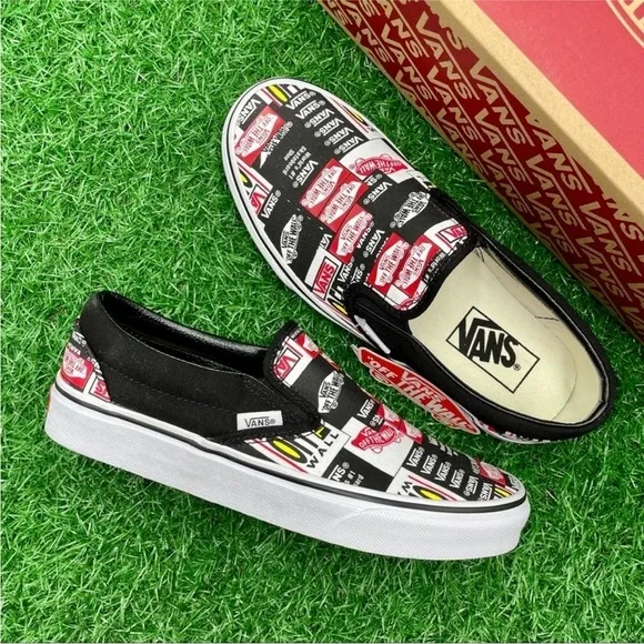 Vans Classic Slip On Label Mix
