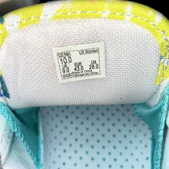 VANS Comfy Cush 500383 Old Skool Pastel Tie-Dye Lace Up Sneakers Men 10