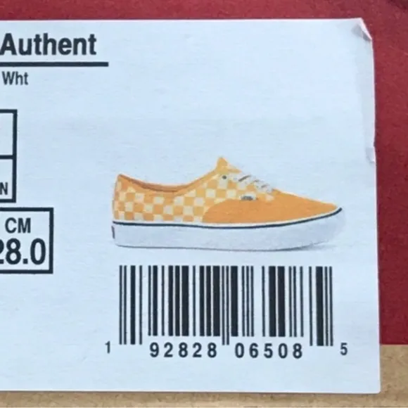 Vans Comfycush Authentic Checker Zinnia True White Shoes