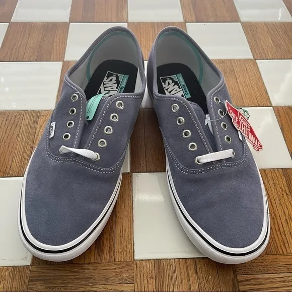 Vans Comfycush Authentic (Suede) Granite Blue Sneaker Men Size 11.5