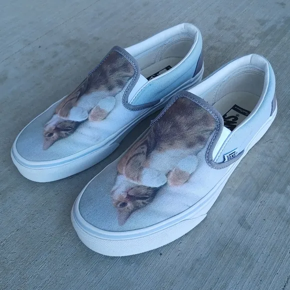 Vans customs cat sz 8 women