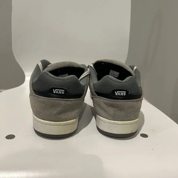 Vans Docket Skateboarding Shoes Mens 11.5 Charcoal Gray Suede Sneakers Rare