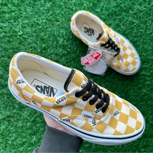 Vans Era Big Check Yellow True White
