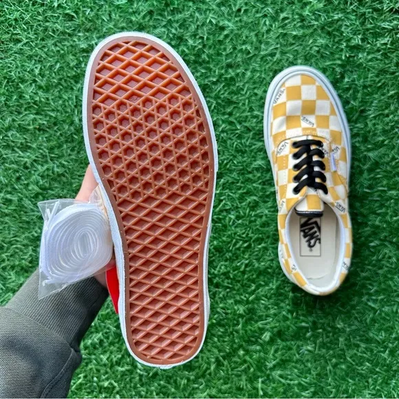 Vans Era Big Check Yellow True White