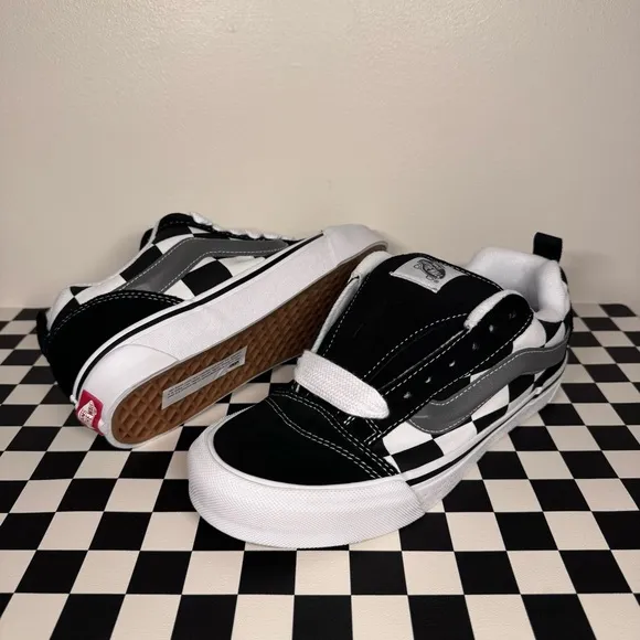 Vans Knu Skool Mega Check Black