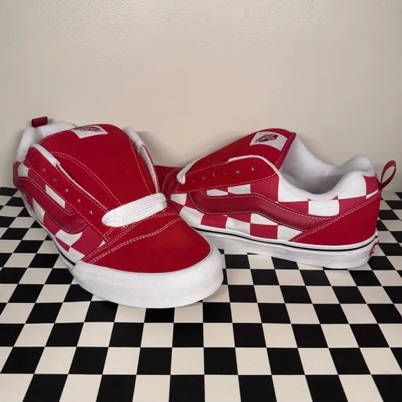 Vans Knu Skool Mega Check Red