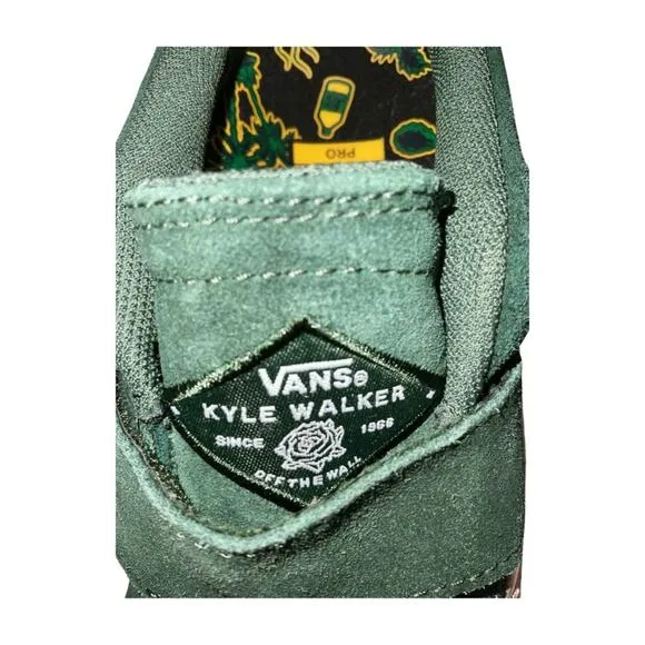 Vans Kyle Walker Pro 2 Suede Skate Shoes Shake Junt Forest Green Size 5.5