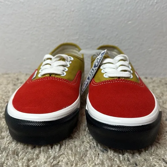 Vans Limited Edition Alva and Indy trucks red and gold vans shoes