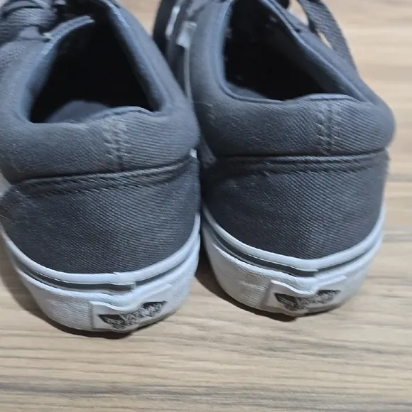Vans Men's Gray Canvas Sneakers