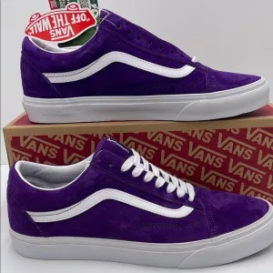 Vans Men's Purple Suede Sneakers Old SkoolPig Suede AcaiVN0A4BW2BKE