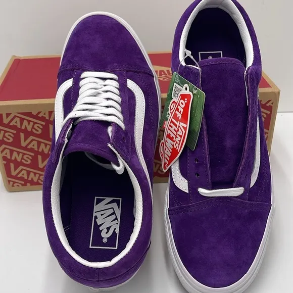 Vans Men's Purple Suede Sneakers Old SkoolPig Suede AcaiVN0A4BW2BKE