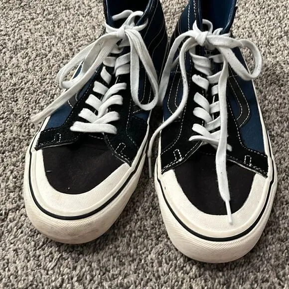 Vans - Off the Wall - Sk8 shoes - blue and black - 9.5 Men
