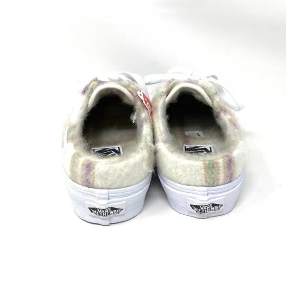 VANS Old Skool Mule Sneakers Soft Plaid Low Top Canvas Women's VN0A4P3Y98A